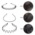 Assorted Spiral & Zigzag Hair Bands – Flexible Non-Slip Headband Set for Women, Girls, Sports, Fitness & Everyday Hair Styling