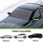 Universal Car Windshield Snow Cover – Winter Frost & Snow Protection Shield with Magnetic Fasteners for Windshield and Vehicle Windows