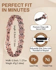 Elegant Rose Gold Floral Bracelet – Vintage-Inspired Adjustable Link Chain Bracelet with Intricate Flower Design for Women, Casual Wear & Special Occasions