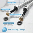 Stainless Steel Handheld Bidet Sprayer Set – Toilet Shower Spray Kit with Flexible Hose, Wall Holder & Installation Accessories
