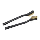 10-Piece Brass Wire Cleaning Brush Set – Heavy-Duty Detail & Surface Cleaning Brushes with Ergonomic Angled Handles
