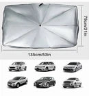 Car Windshield Sun Shade Umbrella – Foldable Reflective Auto Front Window Heat & Sun Protector