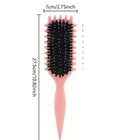 Bounce Curl Define Styling Brush - Frizz Preventing Curling Comb with Smooth Tex