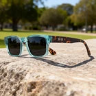 Classic Rectangular Fashion Sunglasses for Men & Women – Stylish Tinted Lens Eyewear with Durable Frame for Casual Wear, Driving, Travel & Outdoor Use
