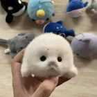 Cute Baby Seal Plush Toys, 12cm Realistic White Ocean Animal Stuffed