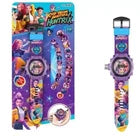 Kids Character Projection Toy Watch – Colorful Interactive Wristwatch with Projection Feature, Fun Novelty Gift for Children Ages 3+