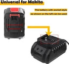 21V Battery Charger Universal Charger Portable Electric Tool Charging Station US