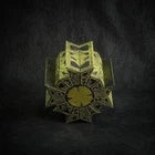 Decorative Metal Incense Burner & Aroma Holder – Intricate Floral Cutout Cube Design with Elegant Stand for Home Décor