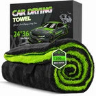Premium Car Drying Towel 24" x 36" – Ultra-Absorbent Plush Microfiber Auto Detailing Towel for Cars, SUVs, Trucks & Vehicle Cleaning