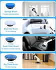 Electric Spin Scrubber Cleaning Brush with Multiple Replaceable Heads – Handheld Power Scrubber for Bathroom, Kitchen, Tub & Home Cleaning