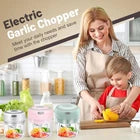 Mini Electric Food Chopper – Portable USB Rechargeable Garlic, Vegetable & Spice Grinder