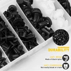 Car Push Rivet Clips Set – Universal Automotive Plastic Trim Fasteners for Bumper, Door Panel, Fender & Interior