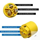 10Pcs Yellow Car Trim Clips – Automotive Plastic Screw Grommet Fasteners for Body Panels, Mouldings & Interior Trim
