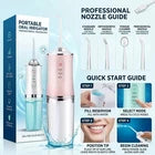 Portable Cordless Oral Irrigator Water Flosser – Rechargeable Dental Cleaner with Multiple Nozzles