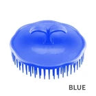 Silicone Scalp Massager Shampoo Brush – Manual Hair & Scalp Scrubber with Soft Flexible Bristles for Deep Cleansing and Relaxing Massage