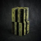 Decorative Metal Incense Burner & Aroma Holder – Intricate Floral Cutout Cube Design with Elegant Stand for Home Décor