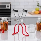 YCNNU Canning Supplies Jar Lifter Tongs for Home Kitchen Large, Red