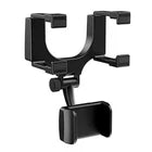 360° Rotatable Rearview Mirror Car Phone Holder Universal Mount Adjustable Stand