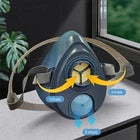 Silicone Half Face Gas Mask Paint Spray Chemical Respirator Reusable 95% Filter