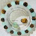 Natural Stone Beaded Bracelet – Multicolor Crystal Gemstone Stretch Bracelet