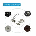 Universal Telescopic Radio Antenna with Multiple Connector Adapters
