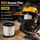 2PC Washable HEPA Vacuum Filter For DeWalt DCV580 DCV581H DCV5801H