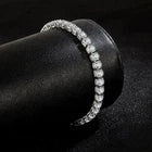 Elegant Crystal Tennis Bracelet – Sparkling Rhinestone Chain Bracelet, Classic Fashion Jewelry for Women