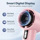 Portable Mini Hair Dryer – Compact Handheld Blow Dryer with Powerful Airflow, Lightweight Design & Stylish Pink Finish for Home, Travel & Personal Hair Care