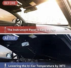 Car Windshield Sun Shade Umbrella – Foldable Reflective Auto Front Window Heat & Sun Protector