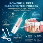 Portable Cordless Oral Irrigator Water Flosser – Rechargeable Dental Cleaner with Multiple Nozzles