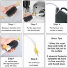 Siphon Hand Pump Portable Manual Car Fuel Transfer for Gas Gasoline Petrol 2M