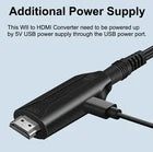 HDMI to AV RCA Converter 1080P – HDMI to Composite Video & Audio Adapter with Cable