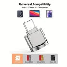 Type C To Micro SD TF Card Reader OTG USB Adapter Converter For Samsung Phone