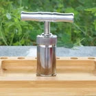 Mini Manual Stainless Steel Piston Pump – Compact Hand-Operated Liquid Transfer Pump with T-Handle