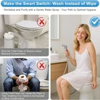 Stainless Steel Handheld Bidet Sprayer Set – Toilet Shower Spray Kit with Flexible Hose, Wall Holder & Installation Accessories