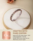Elegant Rose Gold Floral Bracelet – Vintage-Inspired Adjustable Link Chain Bracelet with Intricate Flower Design for Women, Casual Wear & Special Occasions