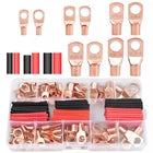 150-Piece Automotive Electrical Wire Connector & Terminal Assortment Kit – Heat Shrink Crimp Terminals for Car, Boat & DIY Wiring