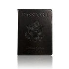 Premium PU Leather Passport Holder & Travel Document Cover – Waterproof Passport Wallet with Card Slots, Black Travel Organizer