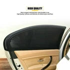 4Pcs Car Window Sun Shade Mesh Cover Privacy Mosquito Bug Net Universal Fit