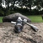 Mini Manual Stainless Steel Piston Pump – Compact Hand-Operated Liquid Transfer Pump with T-Handle