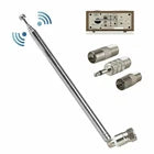 Universal Telescopic Radio Antenna with Multiple Connector Adapters