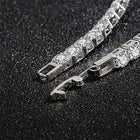 Elegant Crystal Tennis Bracelet – Sparkling Rhinestone Chain Bracelet, Classic Fashion Jewelry for Women
