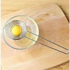 Long Handle Egg Separator – Stainless Steel Egg Yolk & White Strainer for Baking and Cooking