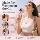 Portable Mini Hair Dryer – Compact Handheld Blow Dryer with Powerful Airflow, Lightweight Design & Stylish Pink Finish for Home, Travel & Personal Hair Care