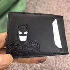 Share Batman Style PU Leather Wallet with ID Window Card Holder Superhero Mask Design