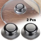 2 Pcs Universal Pot Lid Handles – Stainless Steel Replacement Knobs for Cookware, Pan & Saucepan Lids