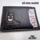 Share Batman Style PU Leather Wallet with ID Window Card Holder Superhero Mask Design