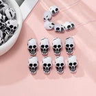 Cute Panda Face Craft Beads – Black & White Animal Beads for DIY Bracelets, Necklaces, Jewelry Making & Creative Crafts