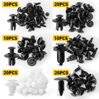 Car Push Rivet Clips Set – Universal Automotive Plastic Trim Fasteners for Bumper, Door Panel, Fender & Interior