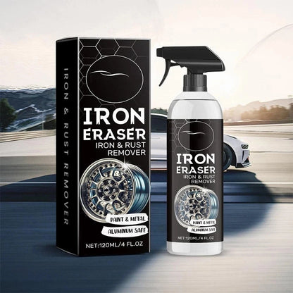 Iron Eraser Rust Remover Spray, Car Wheel Paint Brake Dust Fast Cleaner 120ML